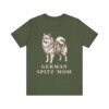 German Spitz Mom Shirt, Vintage Dog Sketch Tee, Dog Mom Gift