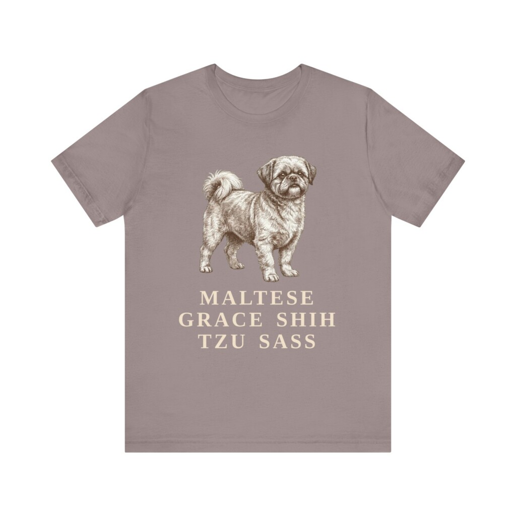 Mal-Shi Humor Shirt, Vintage Dog Sketch Tee, Dog Humor Gift Mal-Shi Humor Shirt, Vintage Dog Sketch Tee, Dog Humor Gift