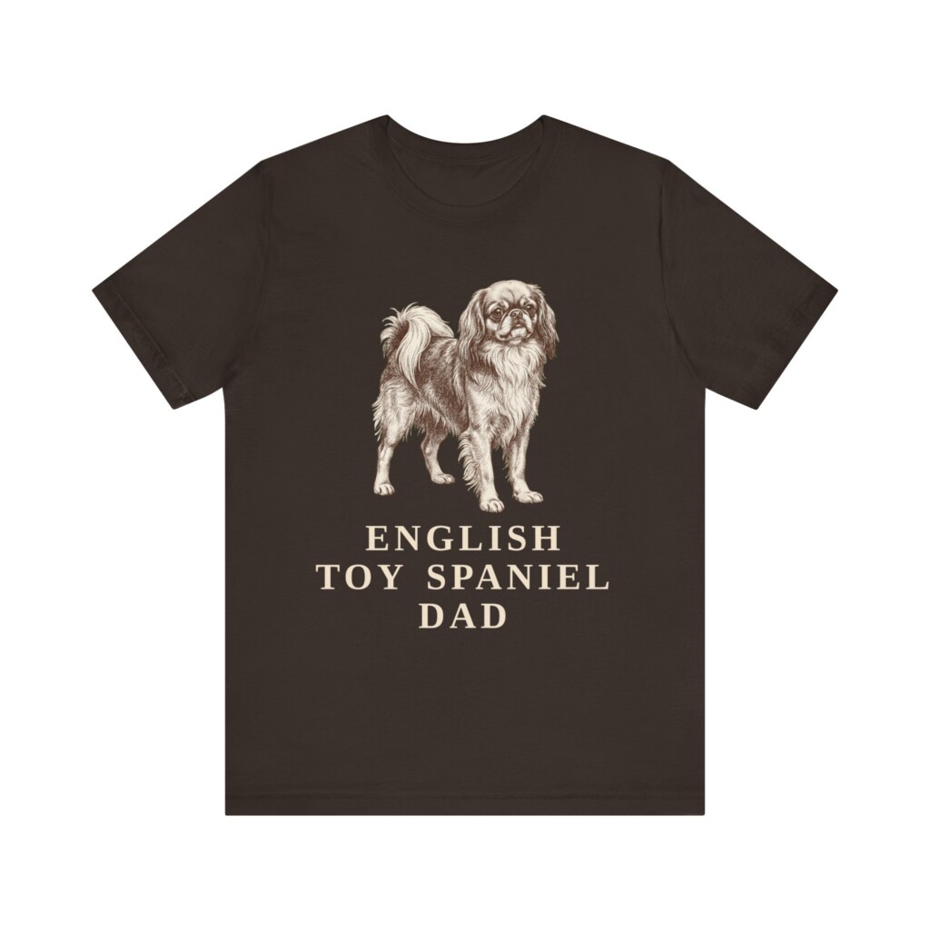 English Toy Spaniel Dad Shirt, Vintage Dog Sketch Tee, Dog Dad Gift English Toy Spaniel Dad Shirt, Vintage Dog Sketch Tee, Dog Dad Gift