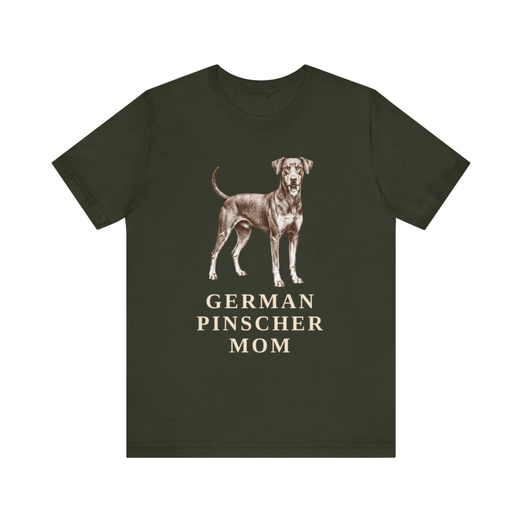 German Pinscher Mom Shirt, Vintage Dog Sketch Tee, Dog Mom Gift German Pinscher Mom Shirt, Vintage Dog Sketch Tee, Dog Mom Gift