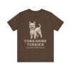 Yorkshire Terrier Latin Shirt, Vintage Dog Sketch Tee, Dog Latin Gift