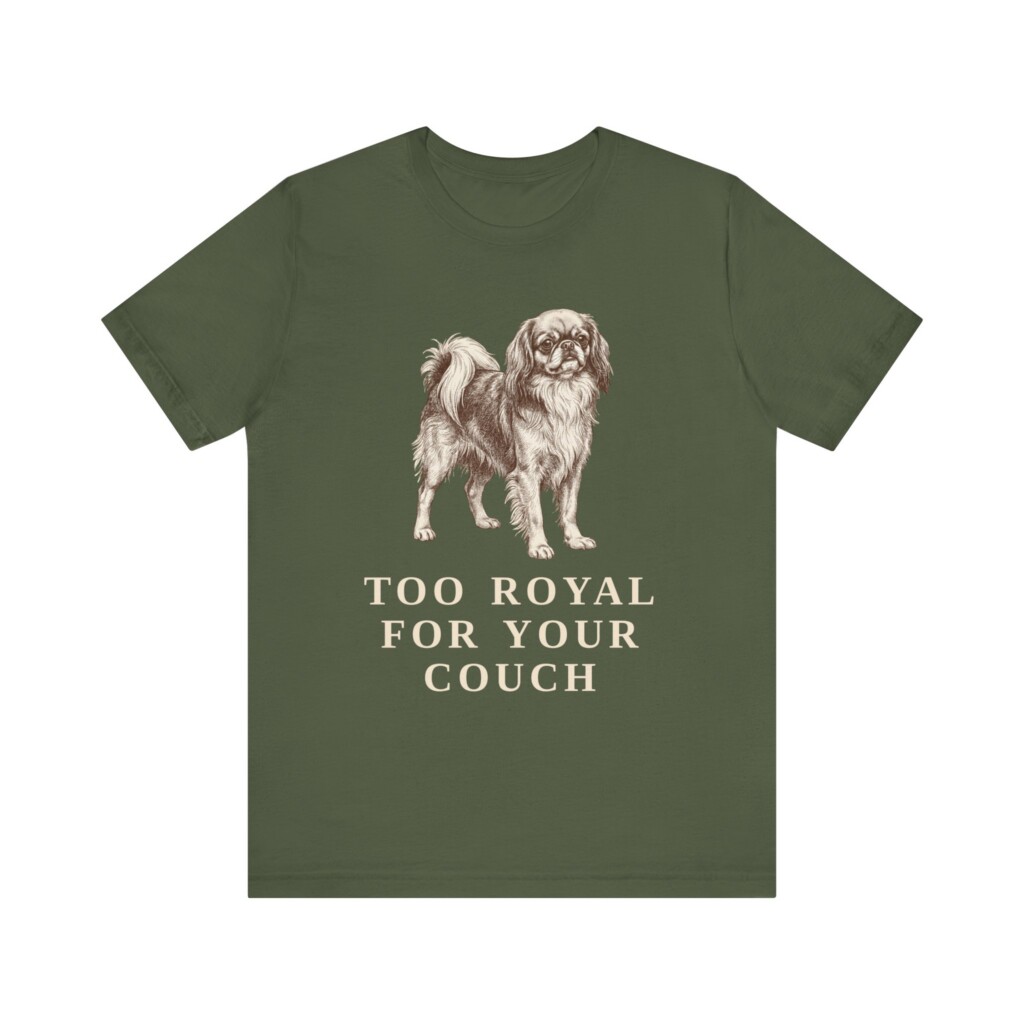 English Toy Spaniel Humor Shirt, Vintage Dog Sketch Tee, Dog Humor Gift