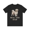 Mal-Shi Dad Shirt, Vintage Dog Sketch Tee, Dog Dad Gift