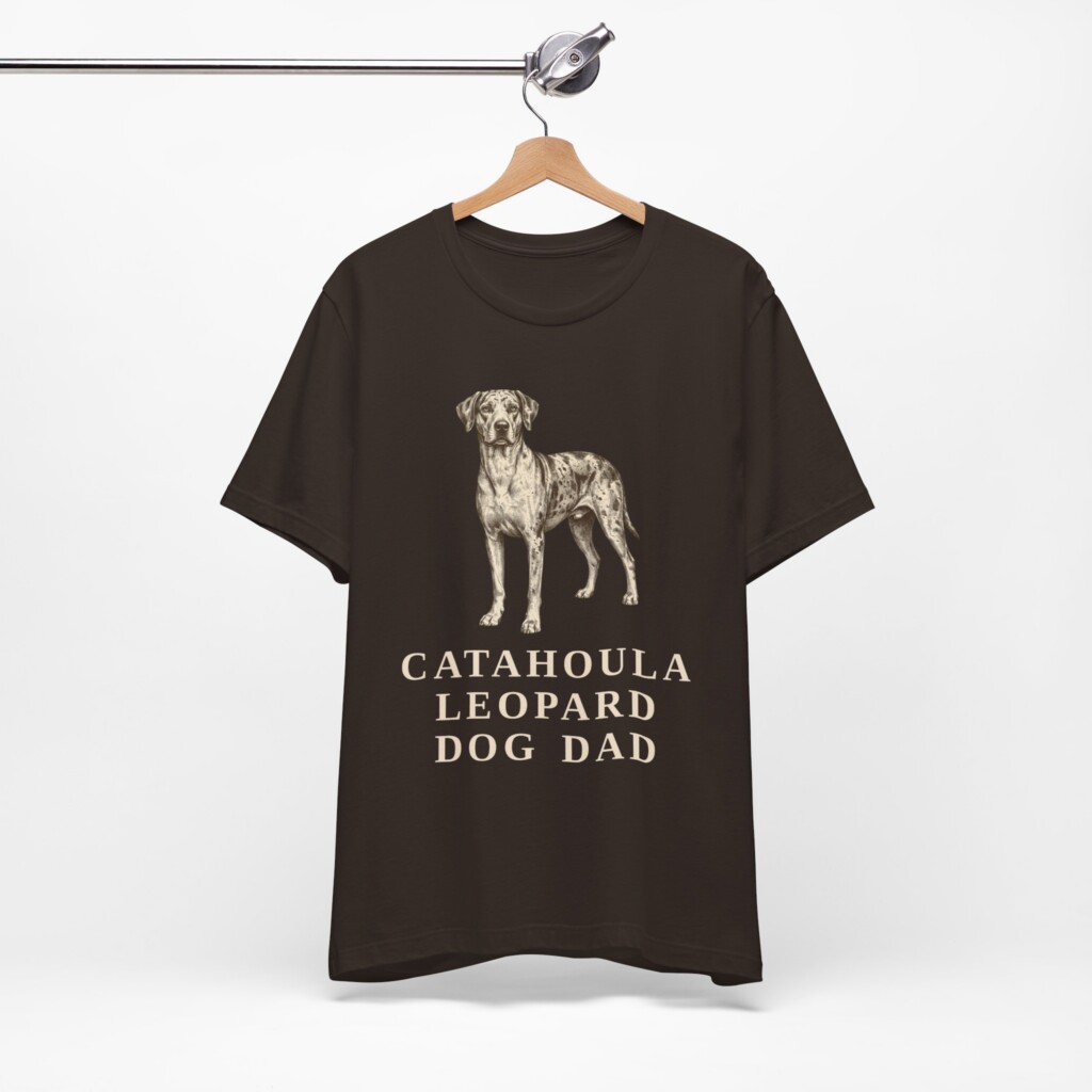 Catahoula Leopard Dog Dad Shirt, Vintage Dog Sketch Tee, Dog Dad Gift Catahoula Leopard Dog Dad Shirt, Vintage Dog Sketch Tee, Dog Dad Gift