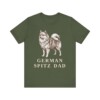 German Spitz Dad Shirt, Vintage Dog Sketch Tee, Dog Dad Gift