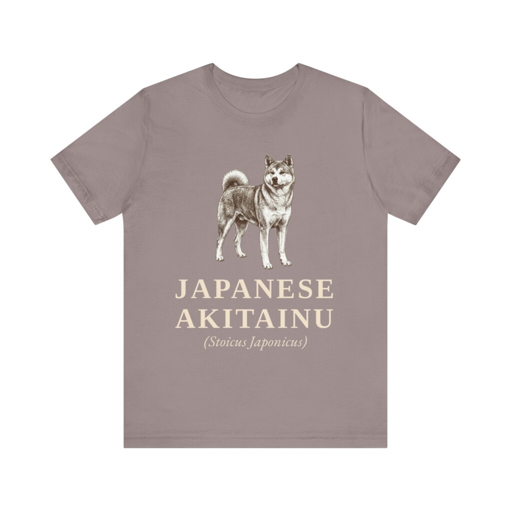 Japanese Akitainu Latin Shirt, Vintage Dog Sketch Tee, Dog Latin Gift Japanese Akitainu Latin Shirt, Vintage Dog Sketch Tee, Dog Latin Gift