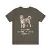 Bearded Collie Humor Shirt, Vintage Dog Sketch Tee, Dog Humor Gift