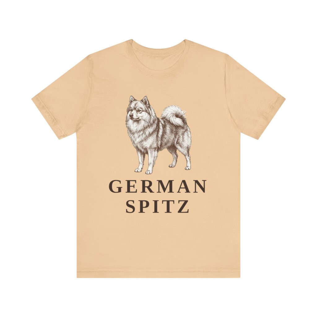 German Spitz Shirt, Vintage Dog Sketch Tee, Dog Lover Gift