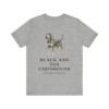 Black and Tan Coonhound Latin Shirt, Vintage Dog Sketch Tee, Dog Latin Gift