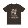 Finnish Lapphund Latin Shirt, Vintage Dog Sketch Tee, Dog Latin Gift
