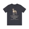 Catahoula Leopard Dog Latin Shirt, Vintage Dog Sketch Tee, Dog Latin Gift