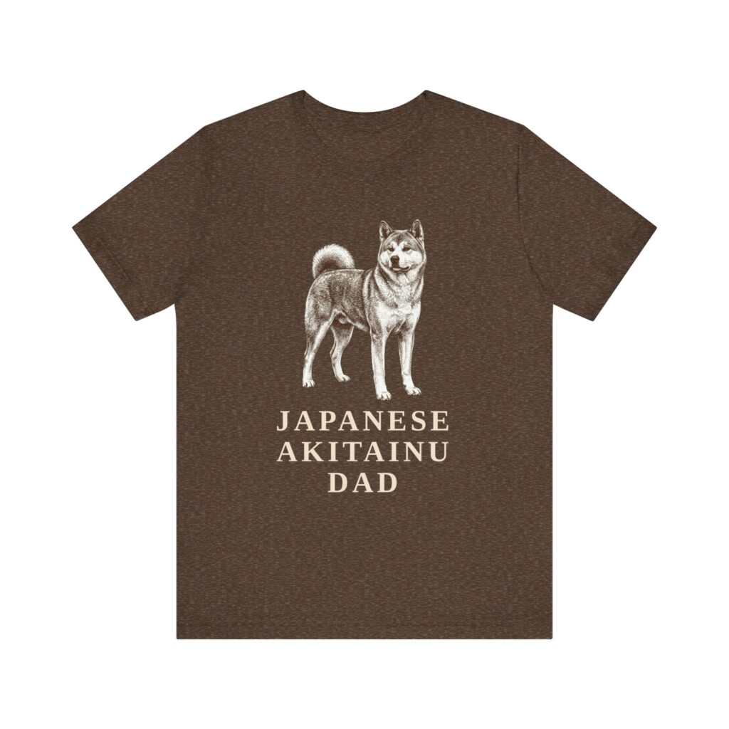 Japanese Akitainu Dad Shirt, Vintage Dog Sketch Tee, Dog Dad Gift Japanese Akitainu Dad Shirt, Vintage Dog Sketch Tee, Dog Dad Gift