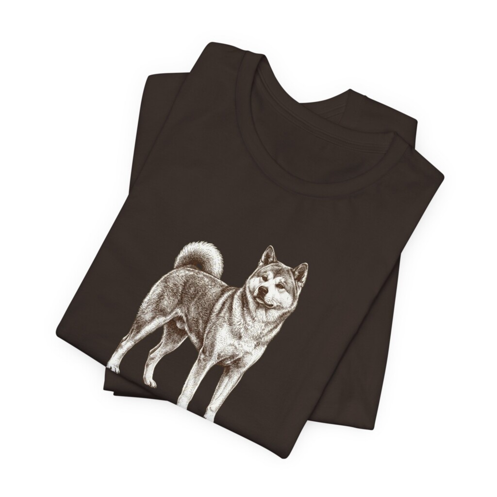 Japanese Akitainu Latin Shirt, Vintage Dog Sketch Tee, Dog Latin Gift Japanese Akitainu Latin Shirt, Vintage Dog Sketch Tee, Dog Latin Gift