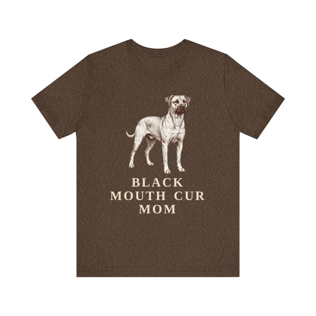 Black Mouth Cur Mom Shirt, Vintage Dog Sketch Tee, Dog Mom Gift
