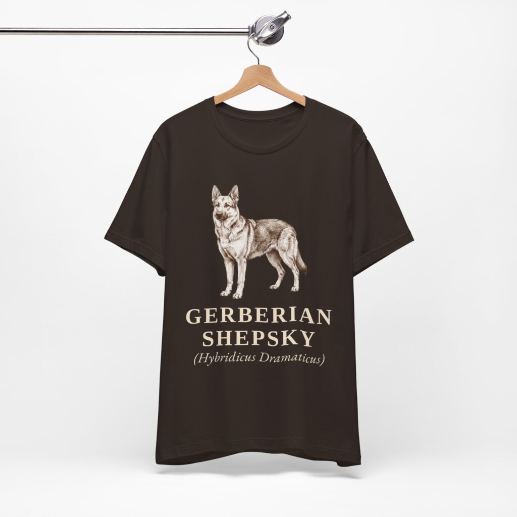 Gerberian Shepsky Latin Shirt, Vintage Dog Sketch Tee, Dog Latin Gift Gerberian Shepsky Latin Shirt, Vintage Dog Sketch Tee, Dog Latin Gift