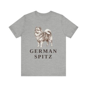 German Spitz Shirt, Vintage Dog Sketch Tee, Dog Lover Gift