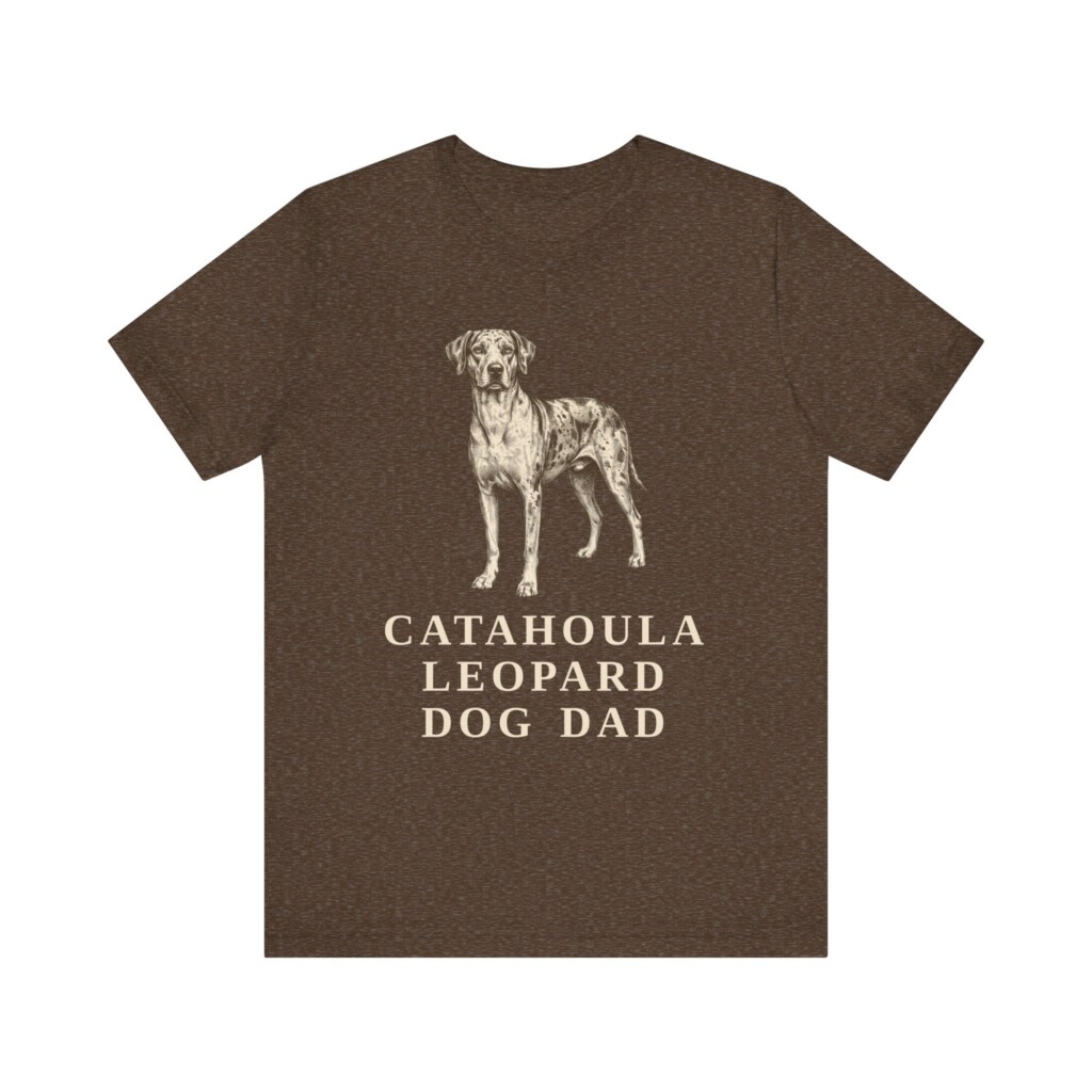 Catahoula Leopard Dog Dad Shirt, Vintage Dog Sketch Tee, Dog Dad Gift Catahoula Leopard Dog Dad Shirt, Vintage Dog Sketch Tee, Dog Dad Gift