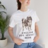 English Toy Spaniel Mom Shirt, Vintage Dog Sketch Tee, Dog Mom Gift