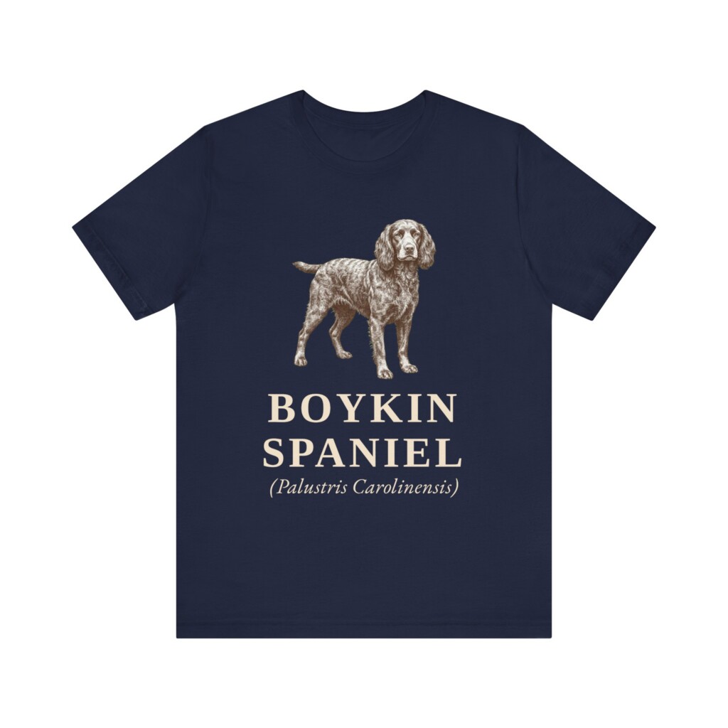 Boykin Spaniel Latin Shirt, Vintage Dog Sketch Tee, Dog Latin Gift