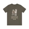 Japanese Akitainu Dad Shirt, Vintage Dog Sketch Tee, Dog Dad Gift Japanese Akitainu Dad Shirt, Vintage Dog Sketch Tee, Dog Dad Gift