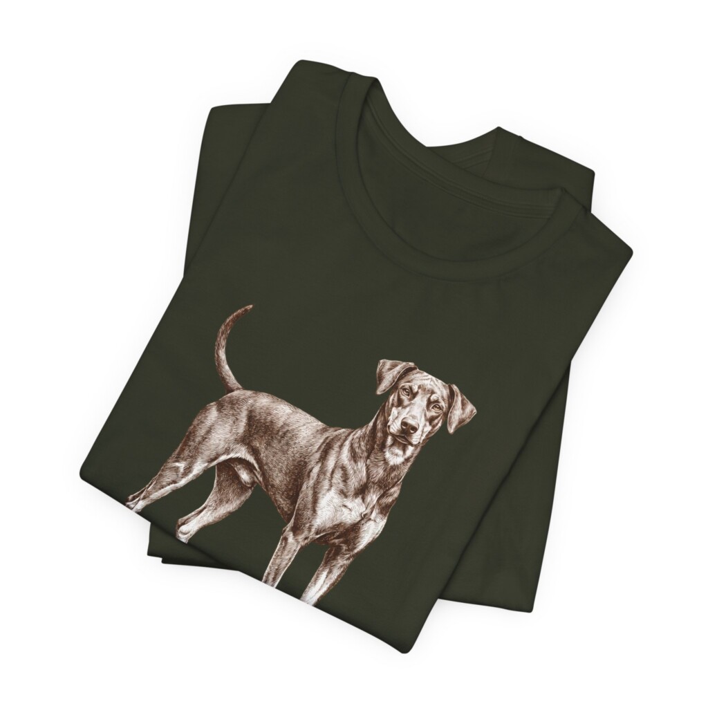 German Pinscher Humor Shirt, Vintage Dog Sketch Tee, Dog Humor Gift
