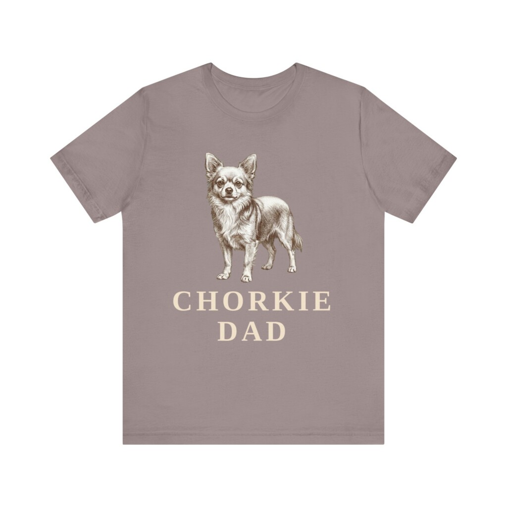 Chorkie Dad Shirt, Vintage Dog Sketch Tee, Dog Dad Gift