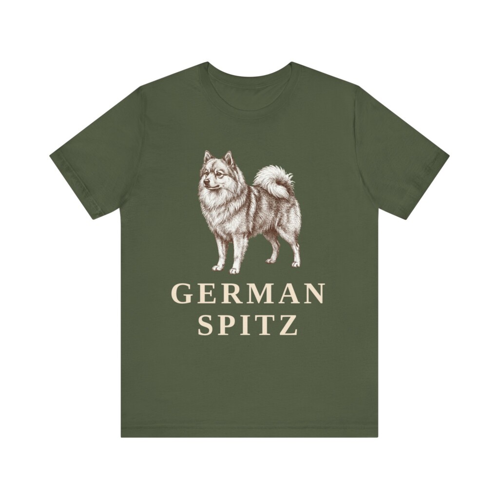 German Spitz Shirt, Vintage Dog Sketch Tee, Dog Lover Gift