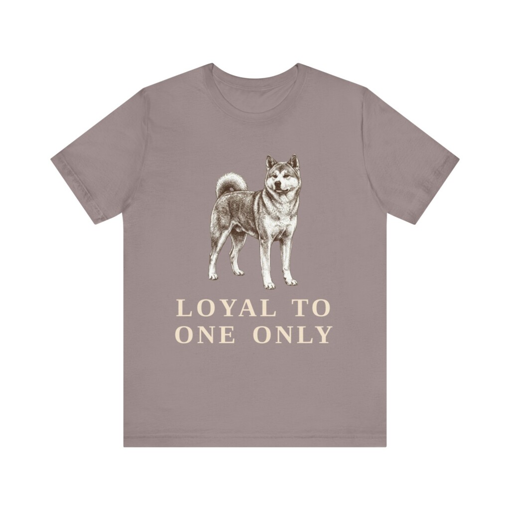 Japanese Akitainu Humor Shirt, Vintage Dog Sketch Tee, Dog Humor Gift