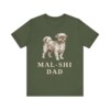 Mal-Shi Dad Shirt, Vintage Dog Sketch Tee, Dog Dad Gift