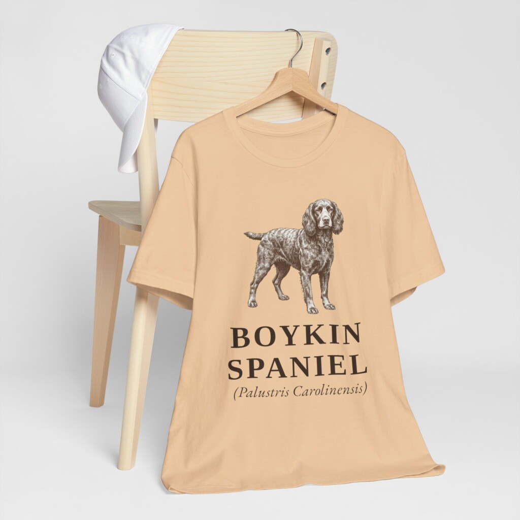 Boykin Spaniel Latin Shirt, Vintage Dog Sketch Tee, Dog Latin Gift