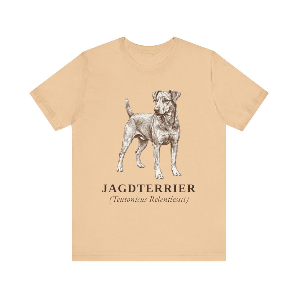 Jagdterrier Latin Shirt, Vintage Dog Sketch Tee, Dog Latin Gift