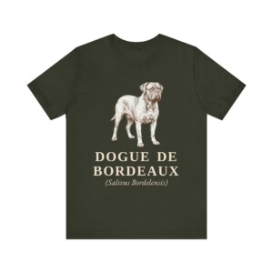 Dogue de Bordeaux Latin Shirt, Vintage Dog Sketch Tee, Dog Latin Gift