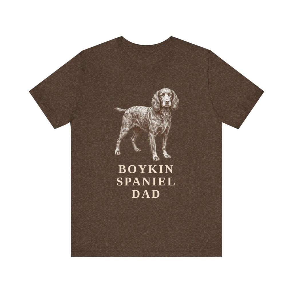 Boykin Spaniel Dad Shirt, Vintage Dog Sketch Tee, Dog Dad Gift Boykin Spaniel Dad Shirt, Vintage Dog Sketch Tee, Dog Dad Gift