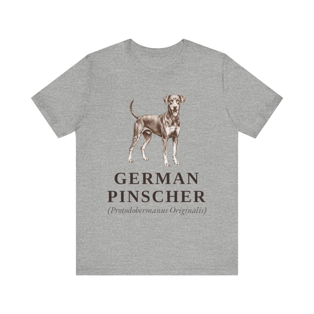 German Pinscher Latin Shirt, Vintage Dog Sketch Tee, Dog Latin Gift