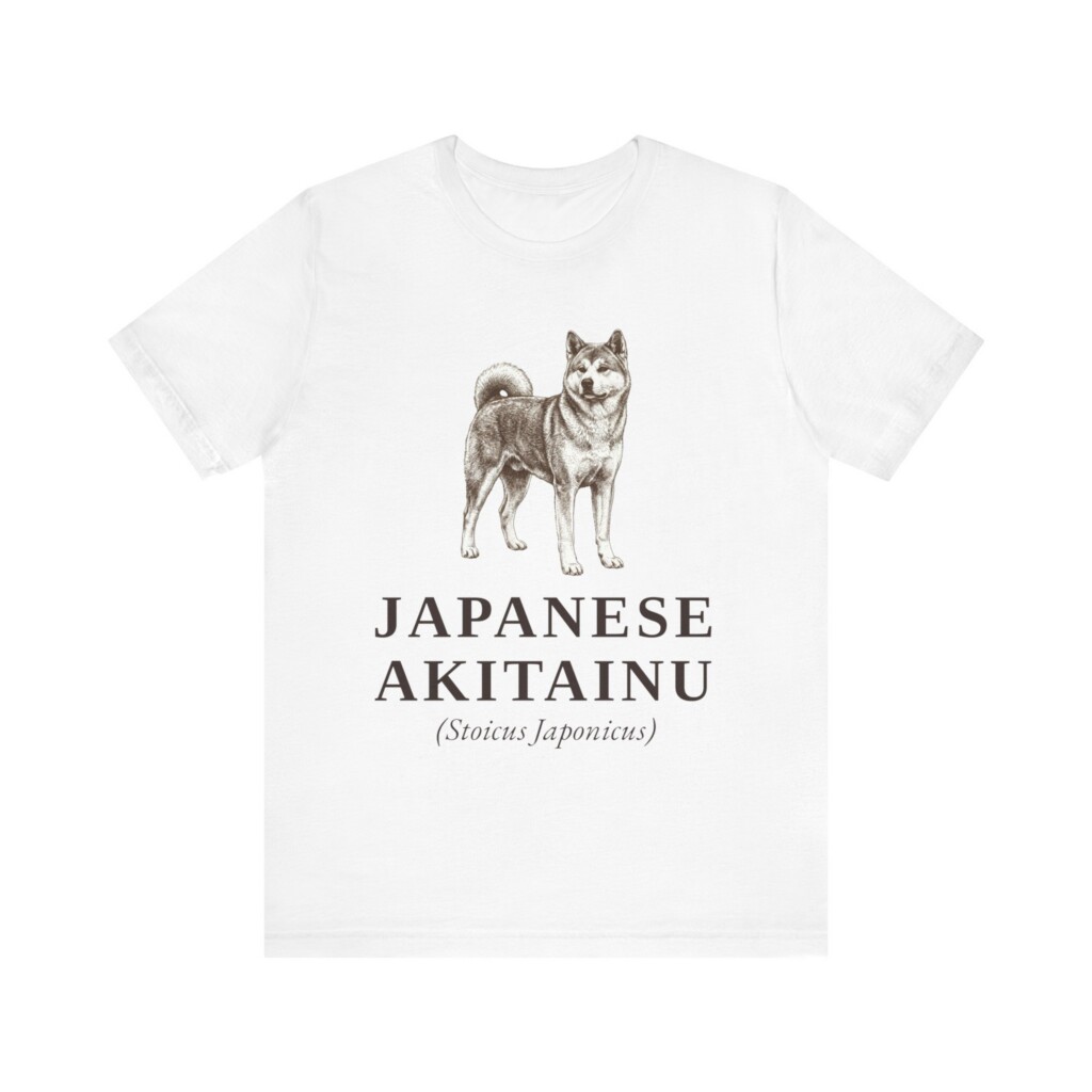 Japanese Akitainu Latin Shirt, Vintage Dog Sketch Tee, Dog Latin Gift Japanese Akitainu Latin Shirt, Vintage Dog Sketch Tee, Dog Latin Gift