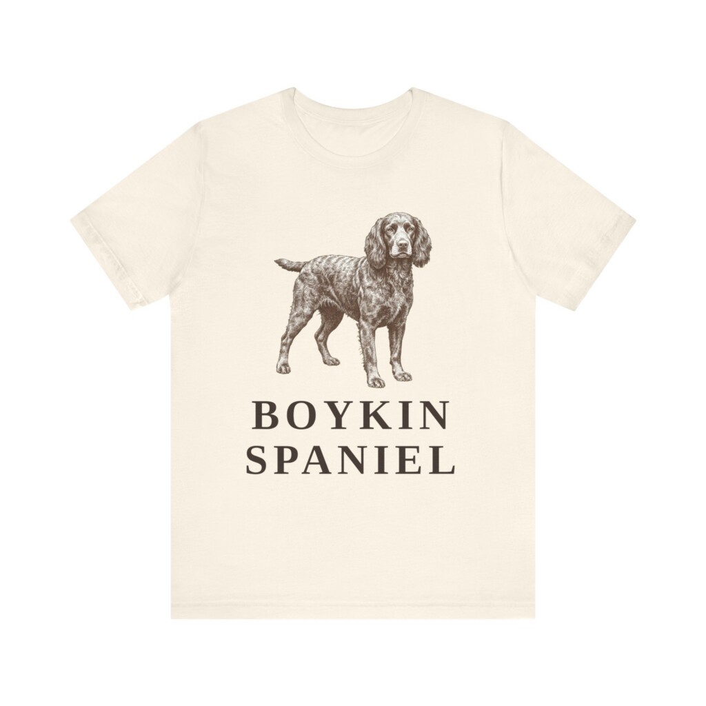Boykin Spaniel Shirt, Vintage Dog Sketch Tee, Dog Lover Gift