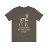 German Pinscher Dad Shirt, Vintage Dog Sketch Tee, Dog Dad Gift