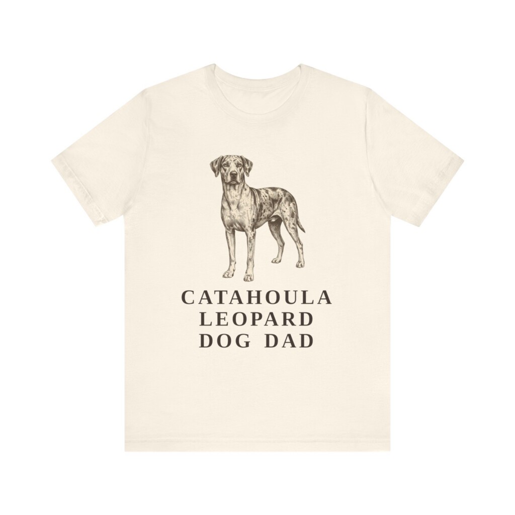 Catahoula Leopard Dog Dad Shirt, Vintage Dog Sketch Tee, Dog Dad Gift Catahoula Leopard Dog Dad Shirt, Vintage Dog Sketch Tee, Dog Dad Gift