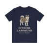 Finnish Lapphund Latin Shirt, Vintage Dog Sketch Tee, Dog Latin Gift
