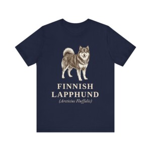 Finnish Lapphund Latin Shirt, Vintage Dog Sketch Tee, Dog Latin Gift
