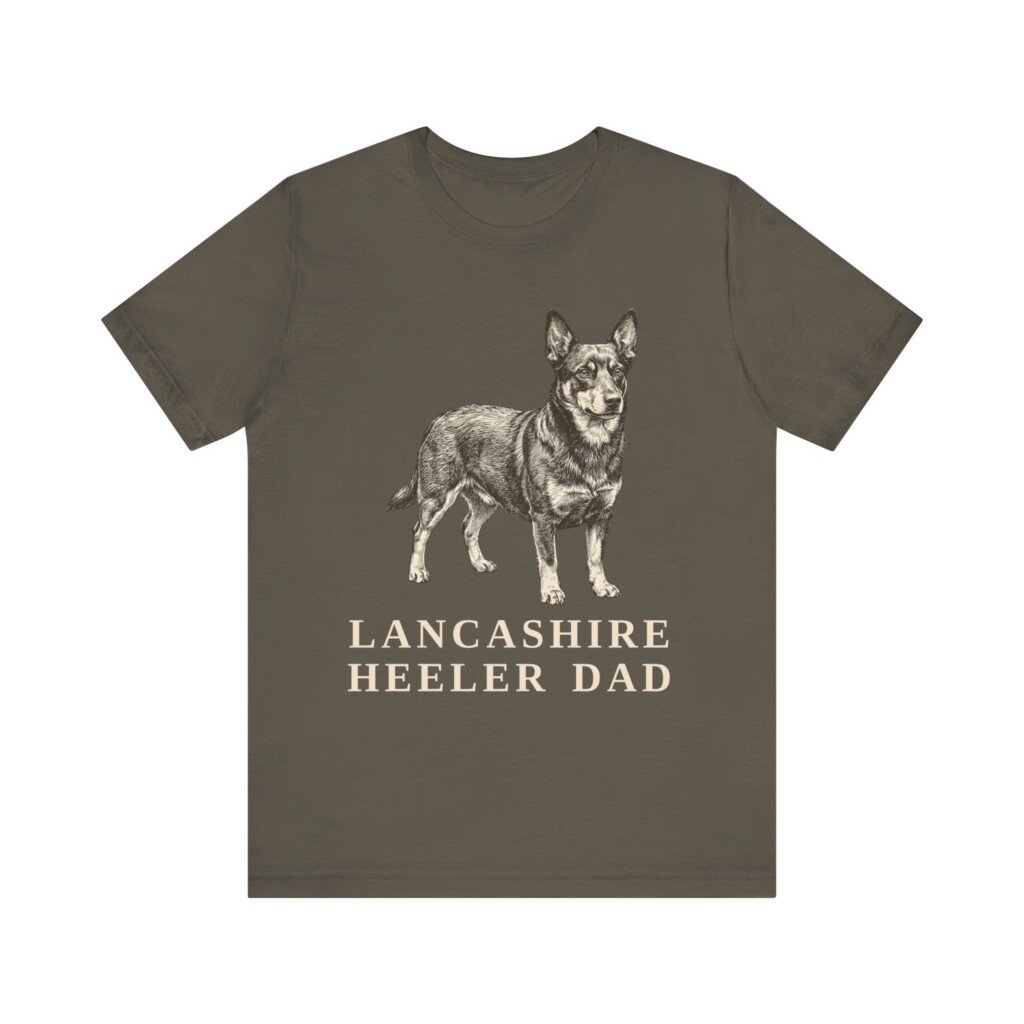 Lancashire Heeler Dad Shirt, Vintage Dog Sketch Tee, Dog Dad Gift Lancashire Heeler Dad Shirt, Vintage Dog Sketch Tee, Dog Dad Gift