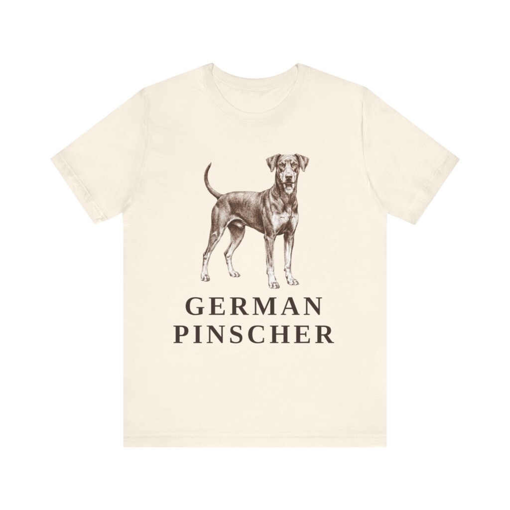 German Pinscher Shirt, Vintage Dog Sketch Tee, Dog Lover Gift