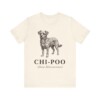 Chi-Poo Latin Shirt, Vintage Dog Sketch Tee, Dog Latin Gift