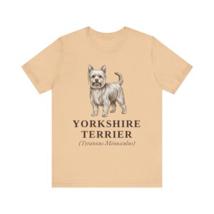 Yorkshire Terrier Latin Shirt, Vintage Dog Sketch Tee, Dog Latin Gift