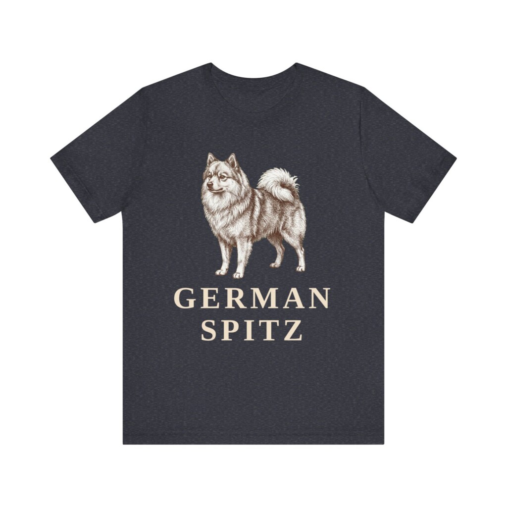 German Spitz Shirt, Vintage Dog Sketch Tee, Dog Lover Gift