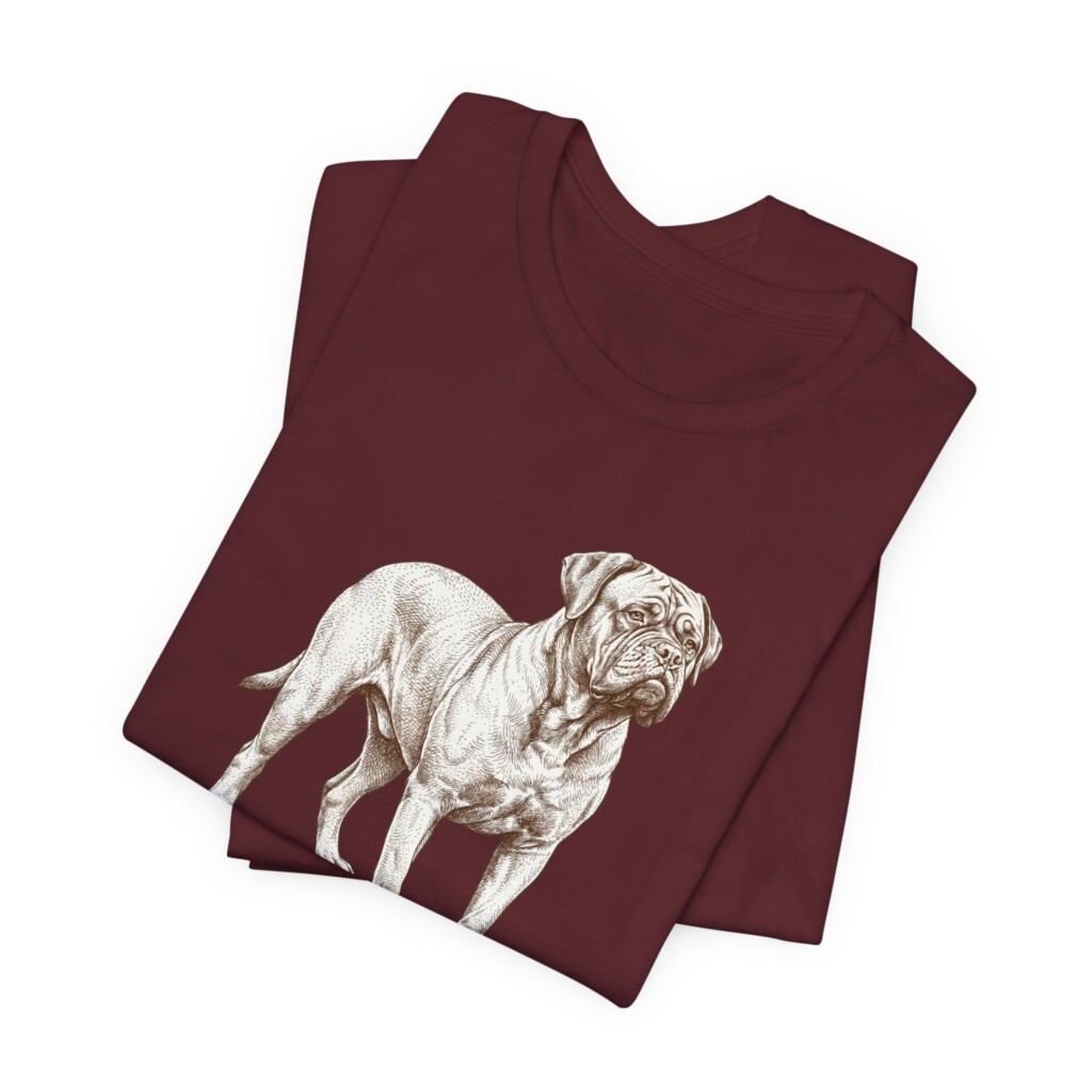 Dogue de Bordeaux Dad Shirt, Vintage Dog Sketch Tee, Dog Dad Gift Dogue de Bordeaux Dad Shirt, Vintage Dog Sketch Tee, Dog Dad Gift