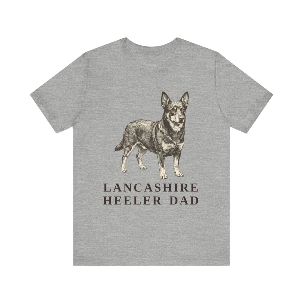 Lancashire Heeler Dad Shirt, Vintage Dog Sketch Tee, Dog Dad Gift Lancashire Heeler Dad Shirt, Vintage Dog Sketch Tee, Dog Dad Gift