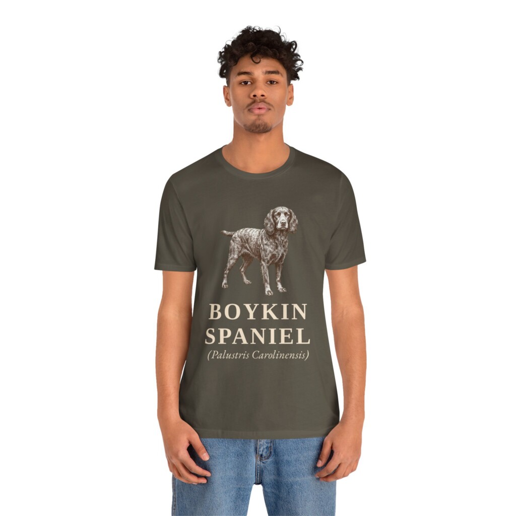 Boykin Spaniel Latin Shirt, Vintage Dog Sketch Tee, Dog Latin Gift