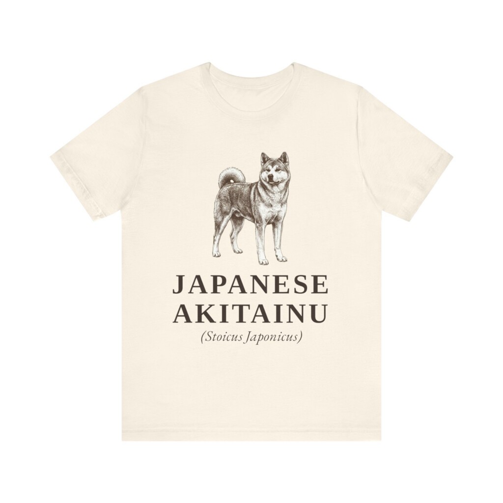 Japanese Akitainu Latin Shirt, Vintage Dog Sketch Tee, Dog Latin Gift Japanese Akitainu Latin Shirt, Vintage Dog Sketch Tee, Dog Latin Gift