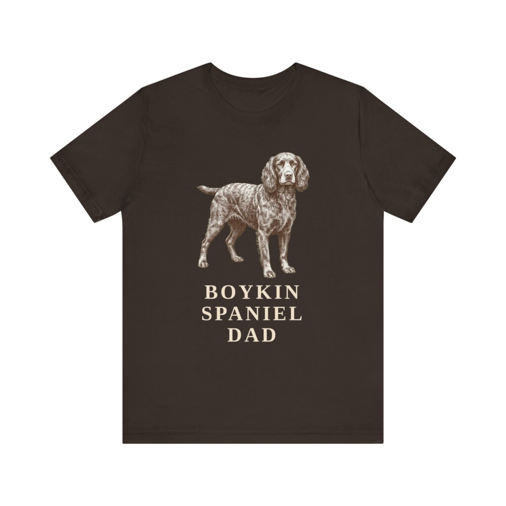 Boykin Spaniel Dad Shirt, Vintage Dog Sketch Tee, Dog Dad Gift Boykin Spaniel Dad Shirt, Vintage Dog Sketch Tee, Dog Dad Gift